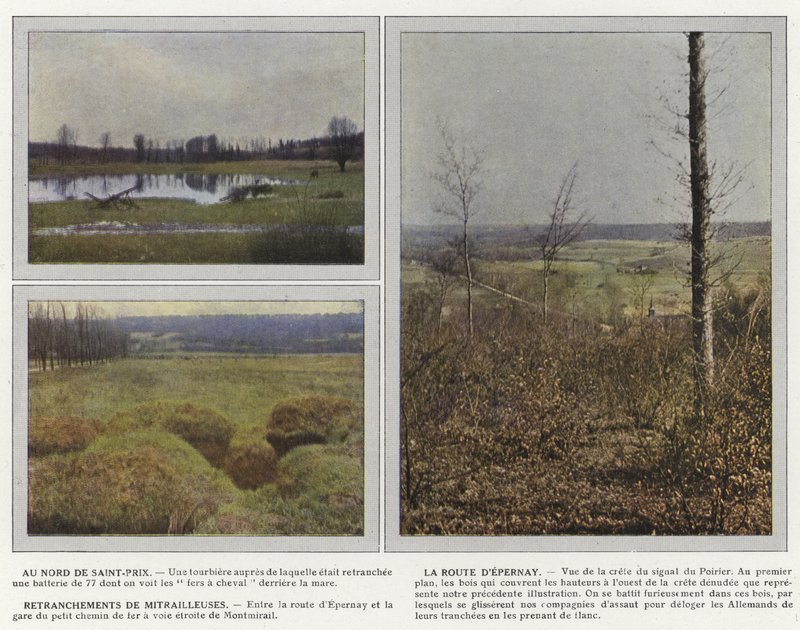 Ten noorden van Saint-Prix, de Route D