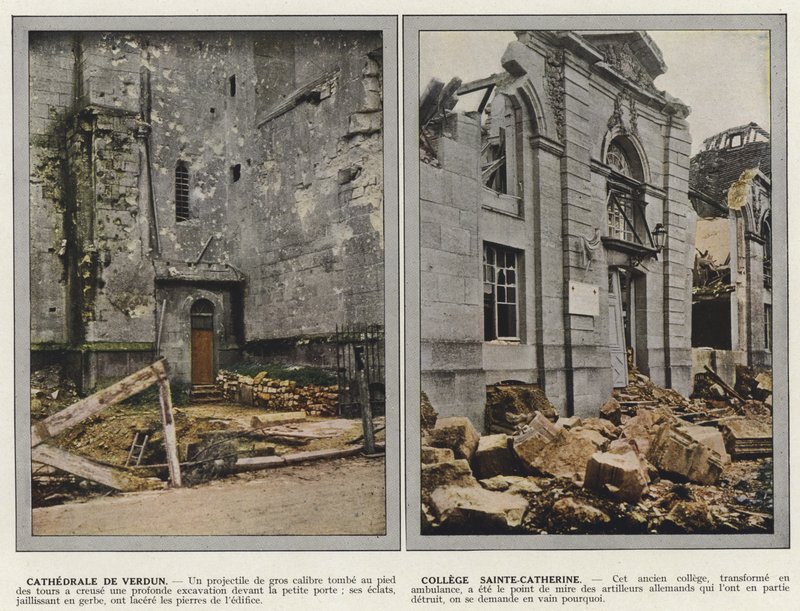 Kathedraal van Verdun, College Sainte-Catherine door Jules Gervais Courtellemont
