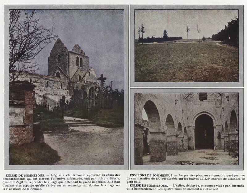Kerk van Sommesous, Omgeving van Sommesous, Kerk van Sommesous door Jules Gervais Courtellemont