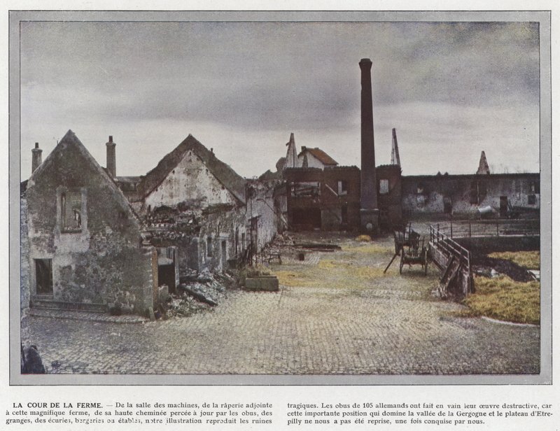 De Boerderijhof door Jules Gervais-Courtellemont
