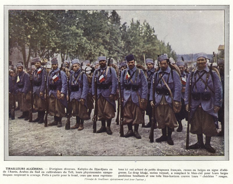 Tirailleurs Algeriens door Jules Gervais Courtellemont