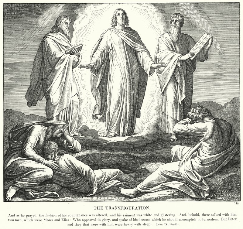 De Transfiguratie door Julius (after) Schnorr von Carolsfeld