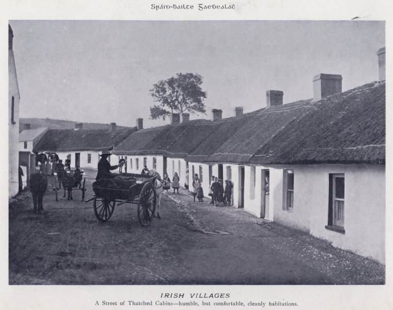 Ierse dorpen (zwart-wit foto) door Karl Karlovich Piratsky