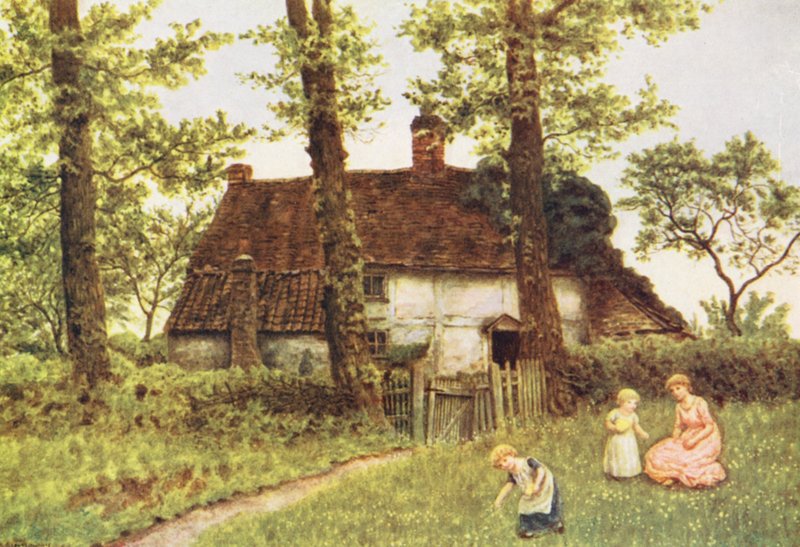 Een Surrey Cottage door Kate (after) Greenaway