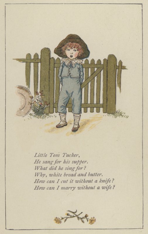 Kleine Tom Tucker door Kate (after) Greenaway