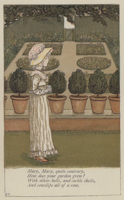 Mary, Mary, heel tegendraads door Kate (after) Greenaway