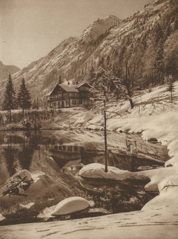 Der Christlessee bij Oberstdorf door Kurt Hielscher