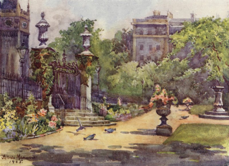 The Inner Temple Garden door Lady Victoria Marjorie Harriet Manners
