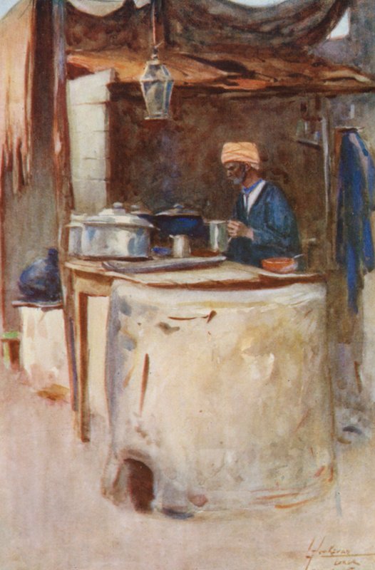 Mensen van Egypte: Een openbare kok, Tabak Omumi door Lance Thackeray