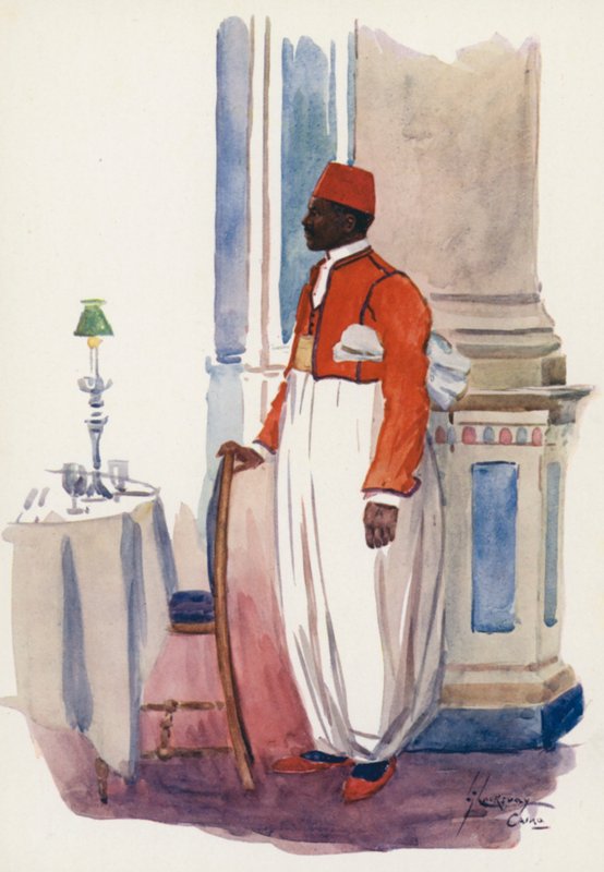 Mensen van Egypte: Ober, Shepheard
