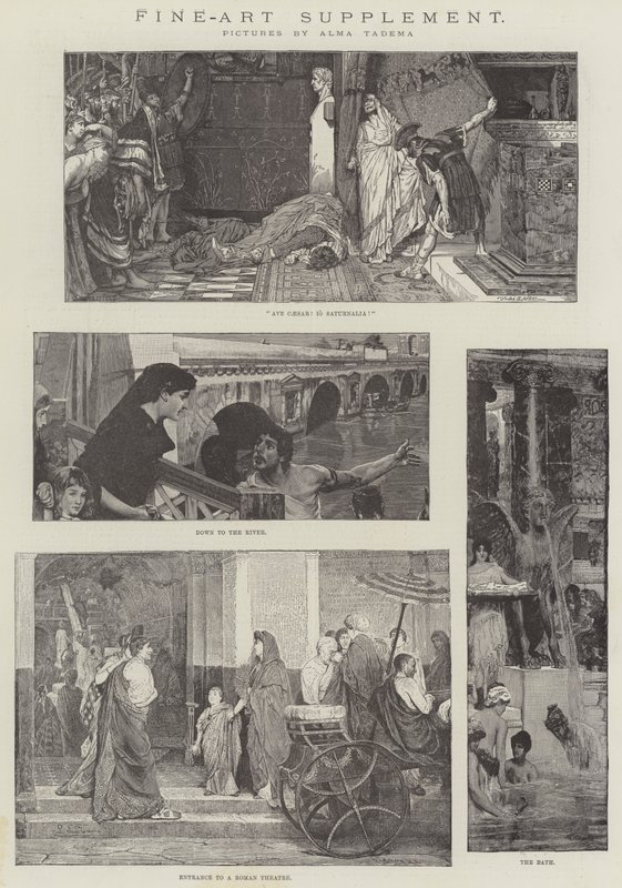 Kunstsupplement door Lawrence Alma Tadema