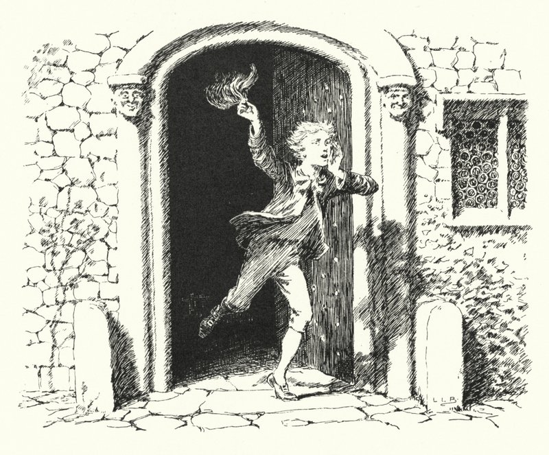 Meisjes en jongens, kom buiten spelen; de maan schijnt zo helder als de dag door Leonard Leslie Brooke