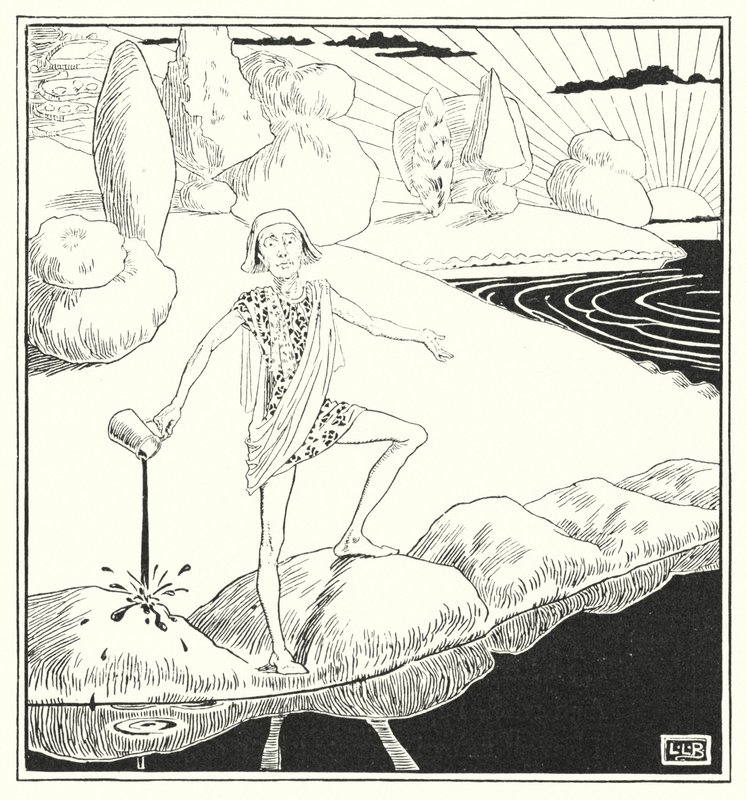 Als de hele wereld appeltaart was, en de hele zee inkt door Leonard Leslie Brooke