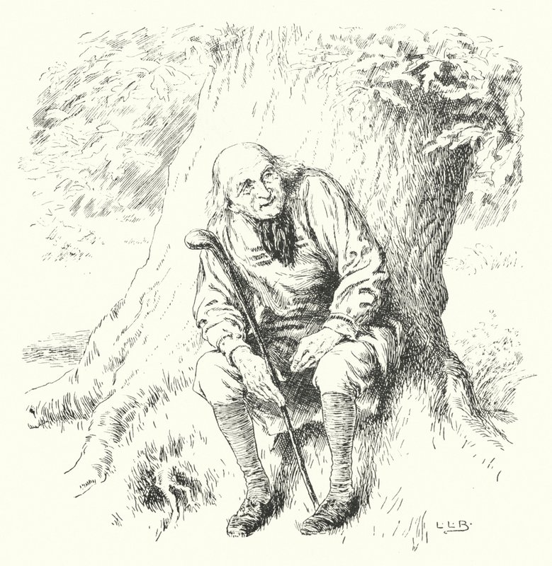 Zegt de oude man tegen de eik door Leonard Leslie Brooke