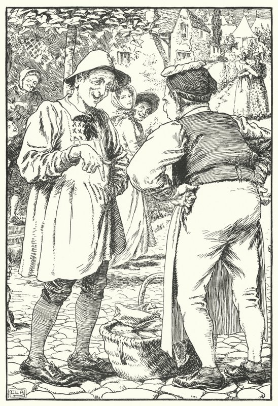 Eenvoudige Simon (gravure) door Leonard Leslie Brooke