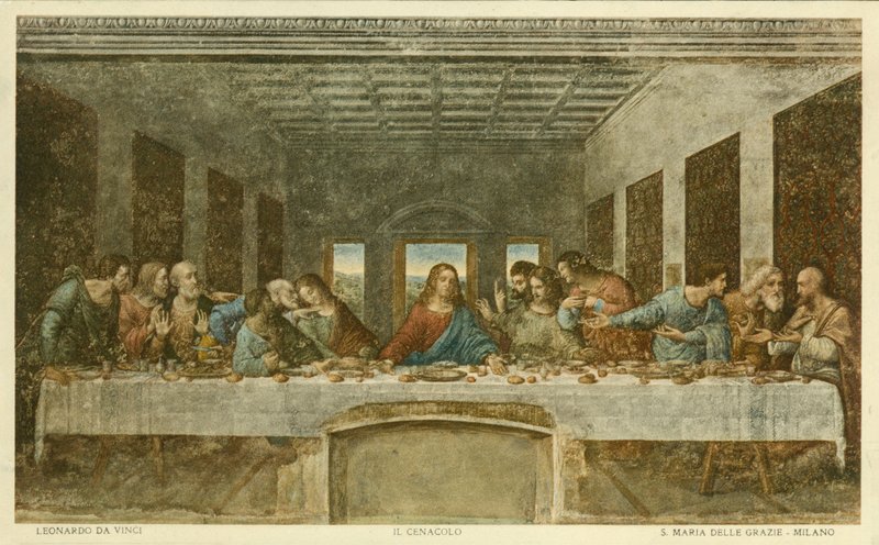 Het Laatste Avondmaal door Leonardo da (after) Vinci