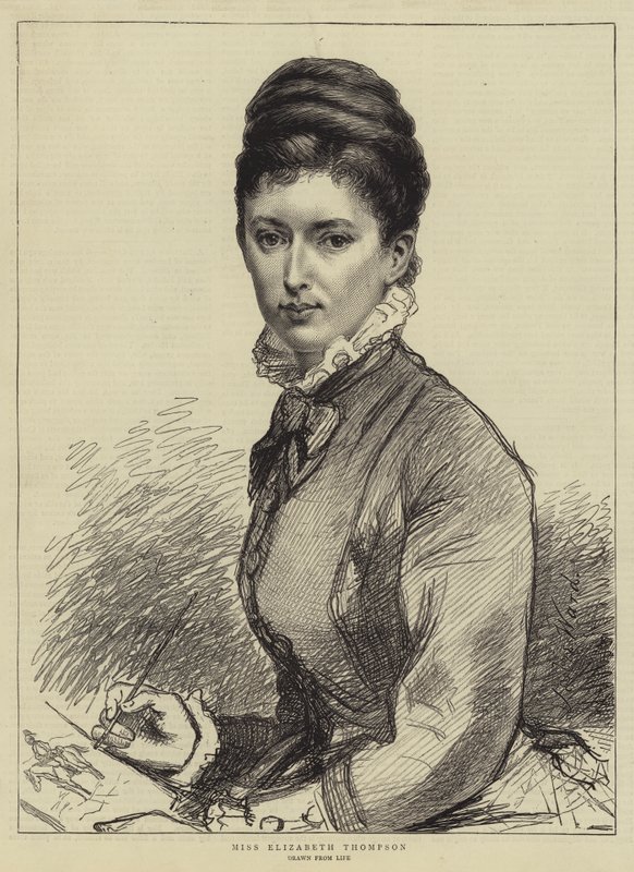 Miss Elizabeth Thompson door Leslie Matthew Ward