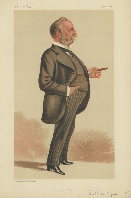 Wethouder De Eerwaarde Polydore de Keyser door Leslie Matthew Ward