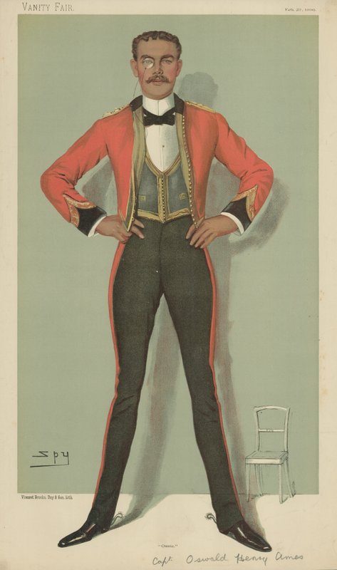 Kapitein Oswald Henry Ames door Leslie Matthew Ward