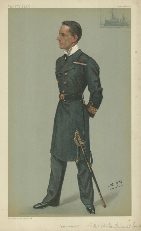 Kapitein De Eerwaarde Hedworth Lambton door Leslie Matthew Ward