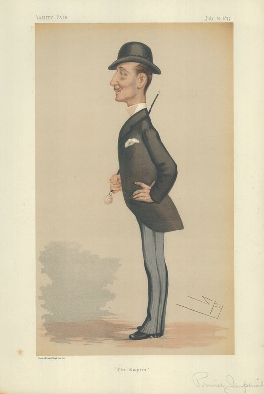 Eugene Louis Jean Joseph, ZKH De Prins Imperial door Leslie Matthew Ward