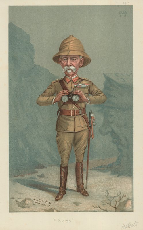 Veldmaarschalk Lord Roberts, Bobs, 21 juni 1900, Vanity Fair cartoon door Leslie Matthew Ward