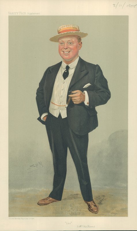 Leo Trevor, Leo, 2 november 1905, Vanity Fair cartoon door Leslie Matthew Ward