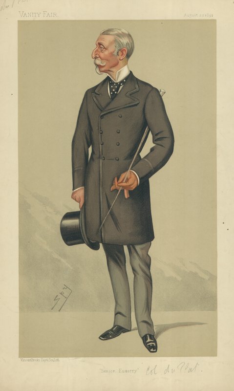 Generaal-majoor Charles Taylor Du Plat door Leslie Matthew Ward