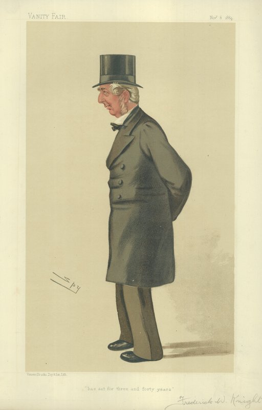 De heer Frederick Winn Knight door Leslie Matthew Ward