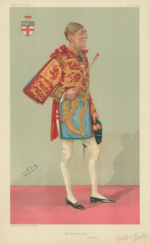 Sir Alfred Scott-Gatty, De Minstreel Jongen, 1 december 1904, Vanity Fair cartoon door Leslie Matthew Ward