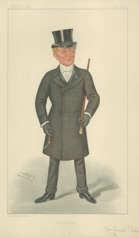 Sir F Phillips, De Burgemeester van Londen door Leslie Matthew Ward