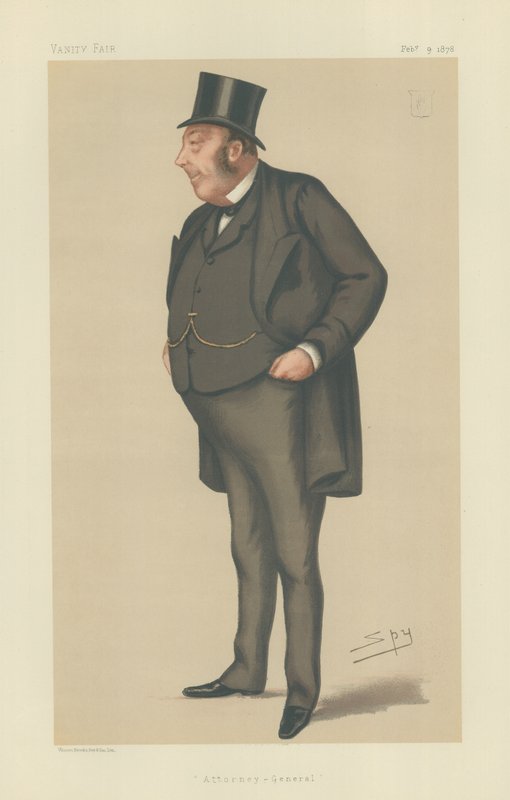 Sir John Holker door Leslie Matthew Ward