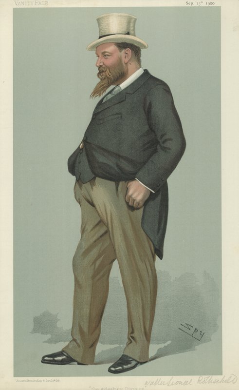 De Hon Walter Lionel Rothschild door Leslie Matthew Ward
