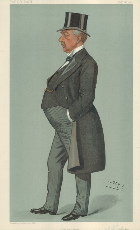 De Right Hon William Lawies Jackson door Leslie Matthew Ward