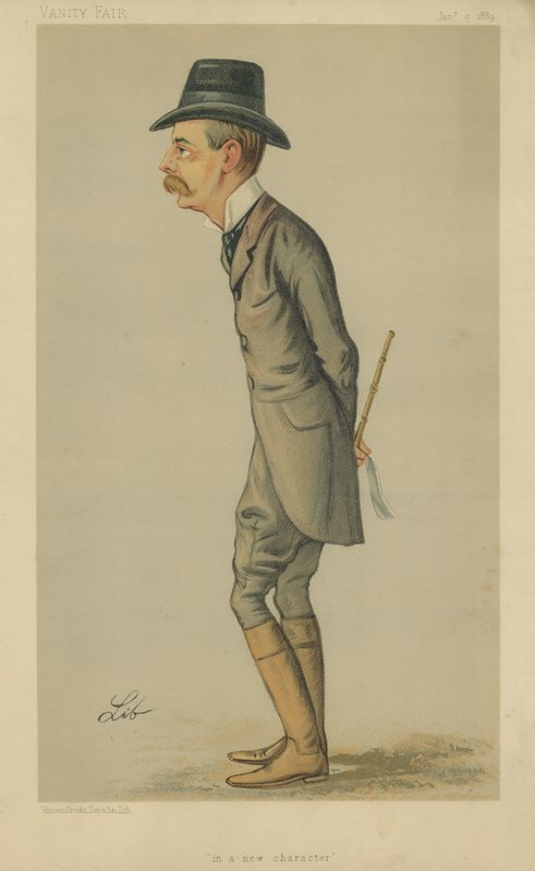 De zeer eerbiedwaardige Lord R H Spencer-Churchill door Liborio Prosperi