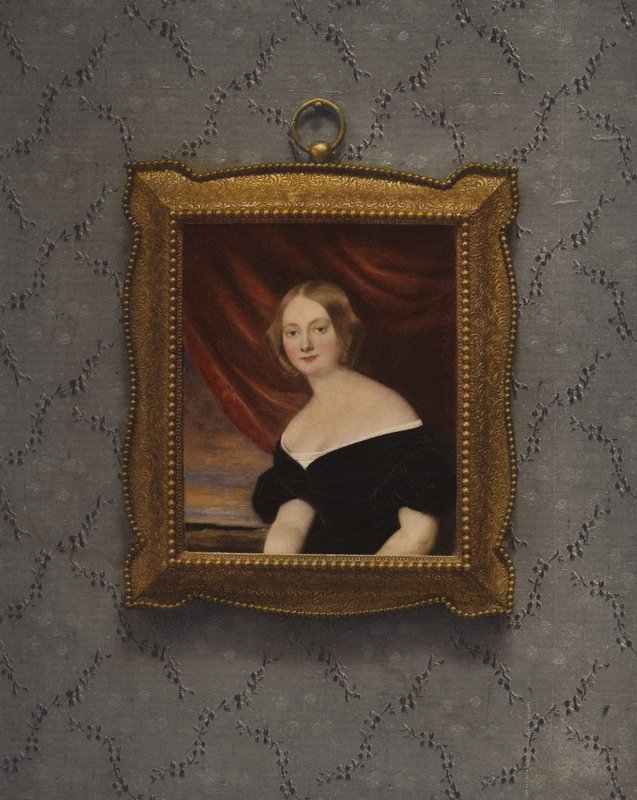 Portret van Madame Bouclier, 1840 door Lizinska Aimee Zoe de Mirbel