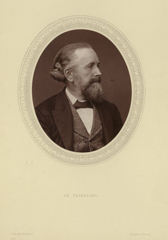 Portret van Sir Edward Frankland door Lock and Whitfield