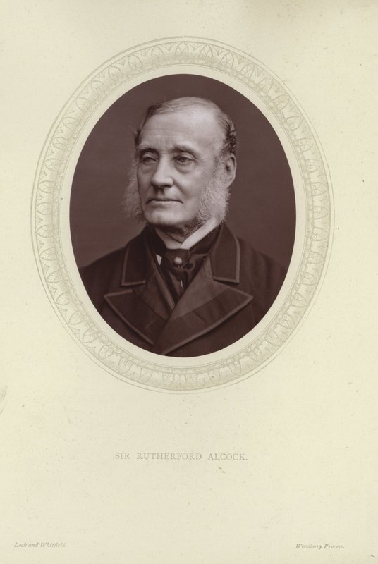 Portret van Sir Rutherford Alcock door Lock and Whitfield