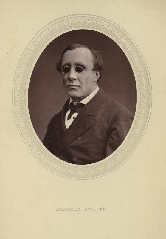 Portret van Professor Henry Fawcett door Lock and Whitfield