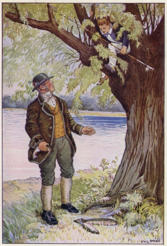 Illustratie voor Tom Browns School-Days door Louis John Rhead