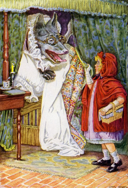Roodkapje door Louis John Rhead