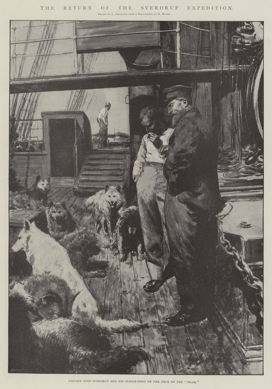 De Terugkeer van de Sverdrup Expeditie door Louis Remy Sabattier