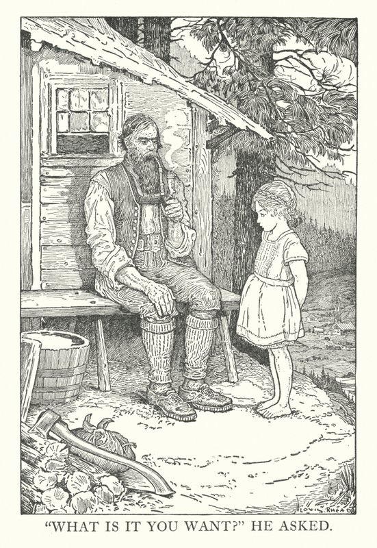Illustratie voor Heidi door Johanna Spyri door Louis John Rhead