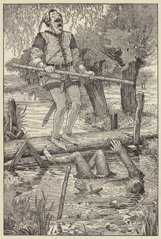 Alsjeblieft, goede kerel, waar ben je nu? door Louis John Rhead