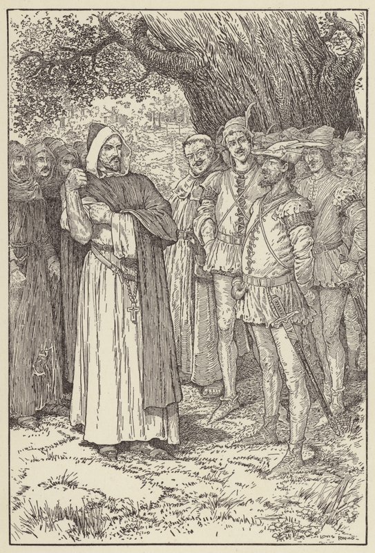 De koning begon zijn mouw op te rollen door Louis John Rhead