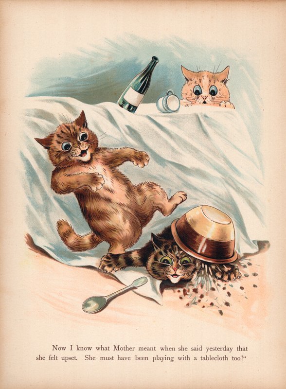 Louis Wain katten door Louis Wain