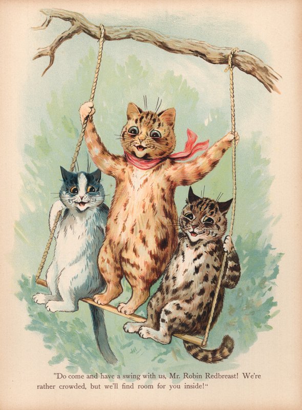Louis Wain Katten door Louis Wain