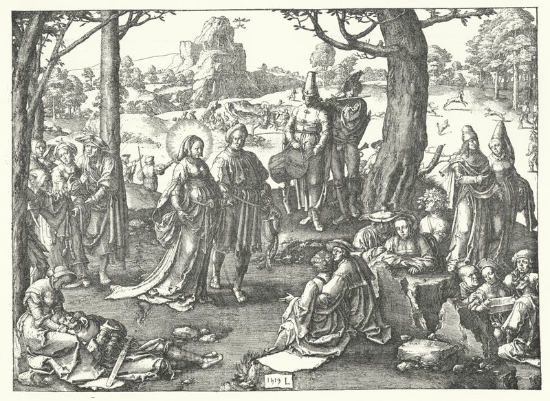 De Dans van Magdalena door Lucas van Leyden