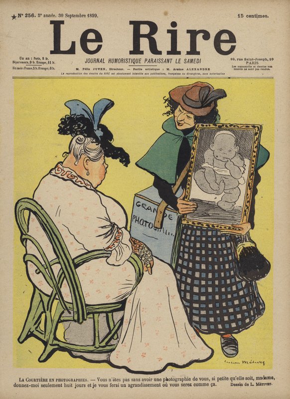 Illustratie voor Le Rire door Lucien Metivet
