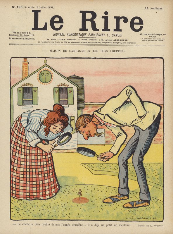 Illustratie voor Le Rire door Lucien Metivet